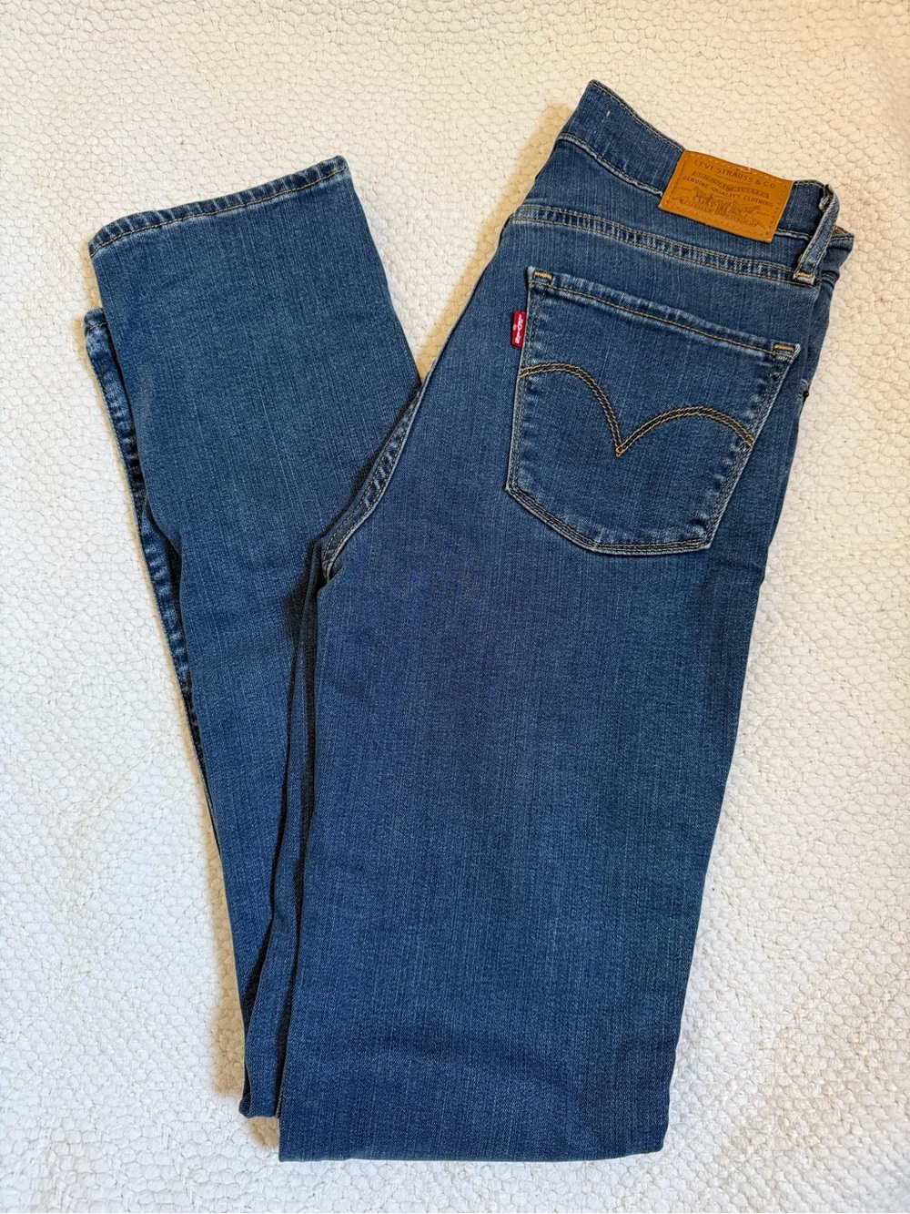 LEVI’S 724 High Rise Straight Women's Jeans Dark Blue Size 27